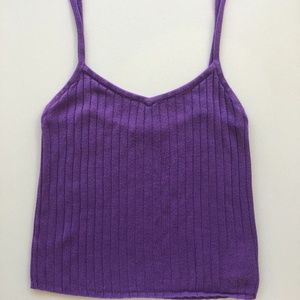URBAN OUTFITTERS Purple Knit Tank Top